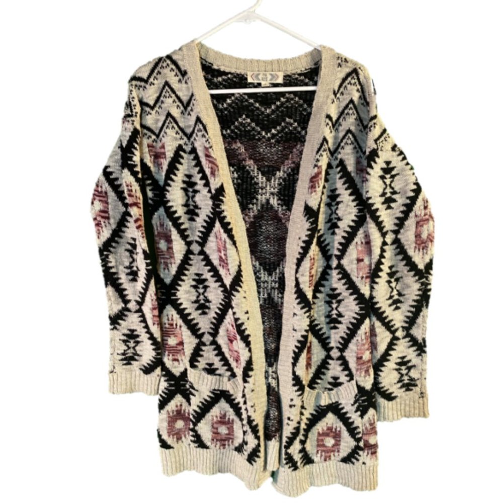 Patterned Knit Cardigan - Picture 3 of 6